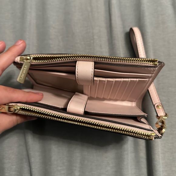 Michael Kors Double Zip Wallet Wristlet
Brown/Light Pink - Picture 3 of 3